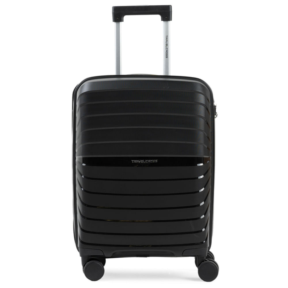 Mala de Bordo 10 Kg Polipropileno 4 Rodas Rover Preta