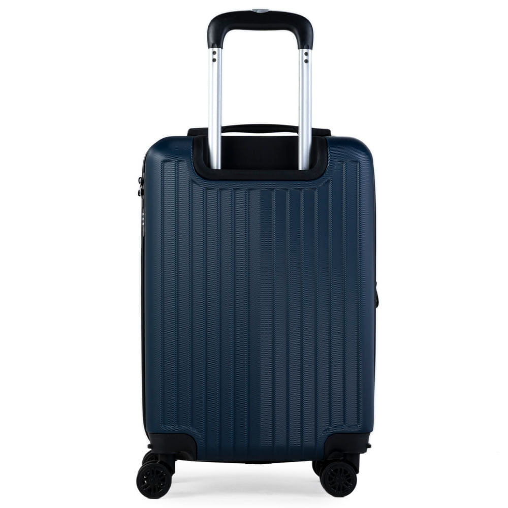 Mala de Bordo 10 Kg ABS 4 Rodas Turquia II Azul Marinho