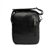 Bolsa Transversal Masculina em Couro Arpoador Preta