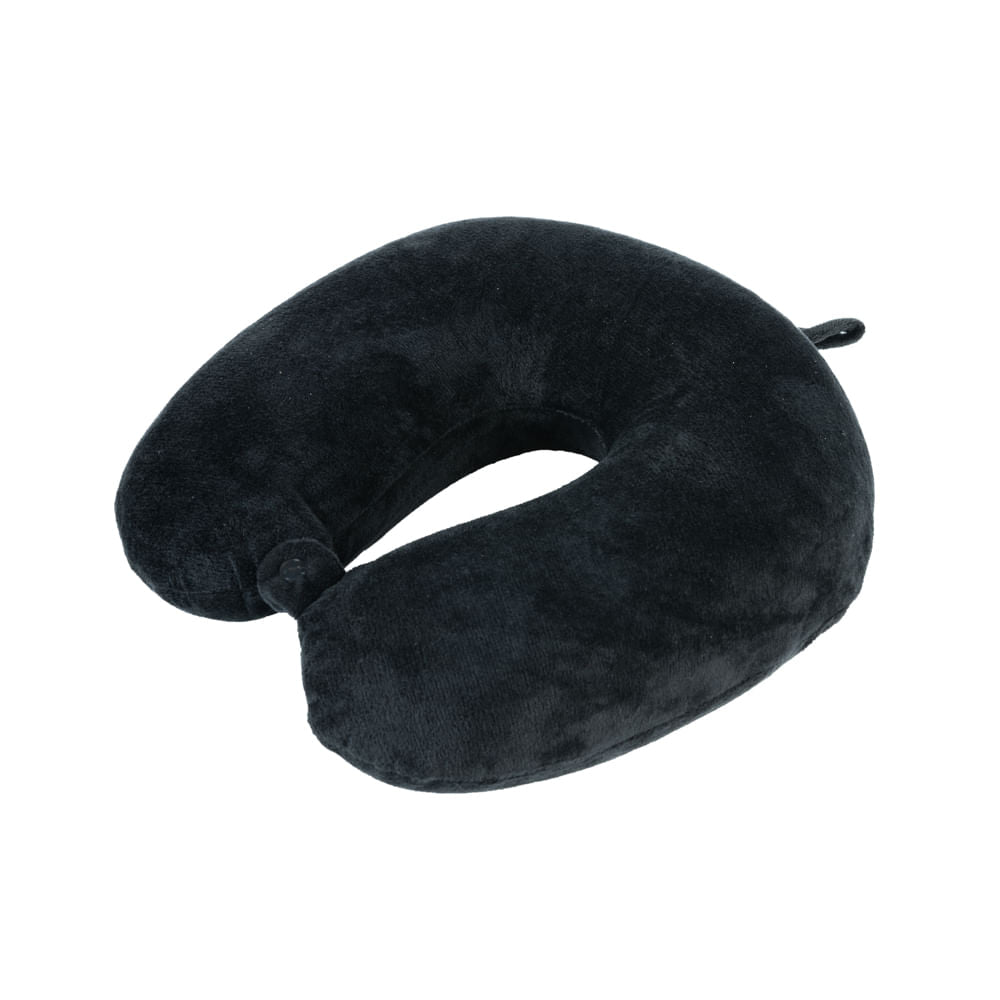 Almofada de pescoço de Viscoelátisco Preto