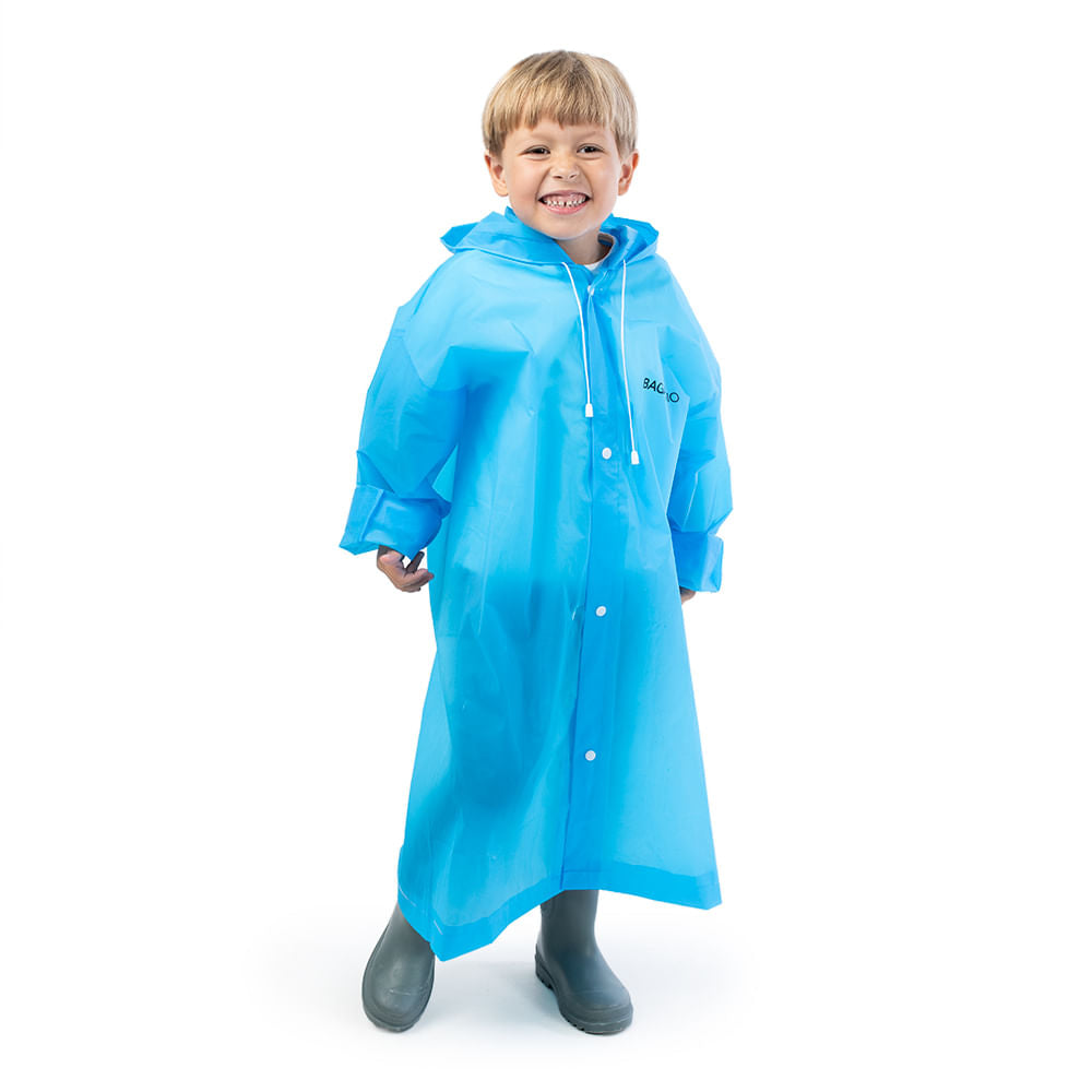 Capa de Chuva Infantil Universo Azul