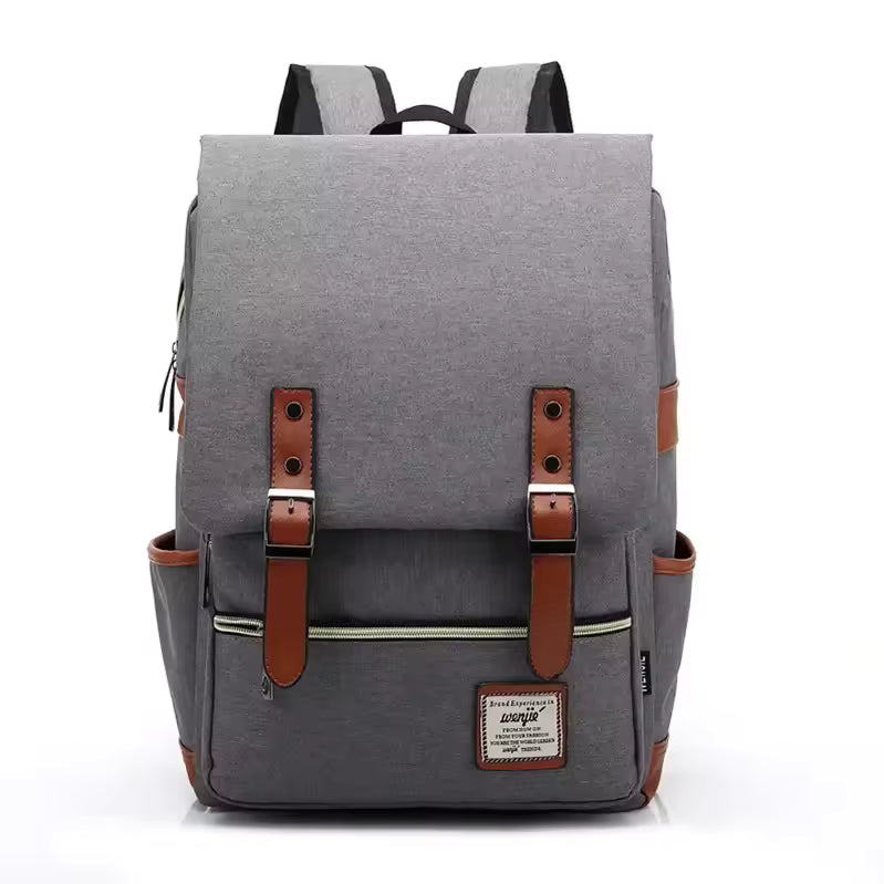 Mochila Masculina CanvasCraft – Lona Premium