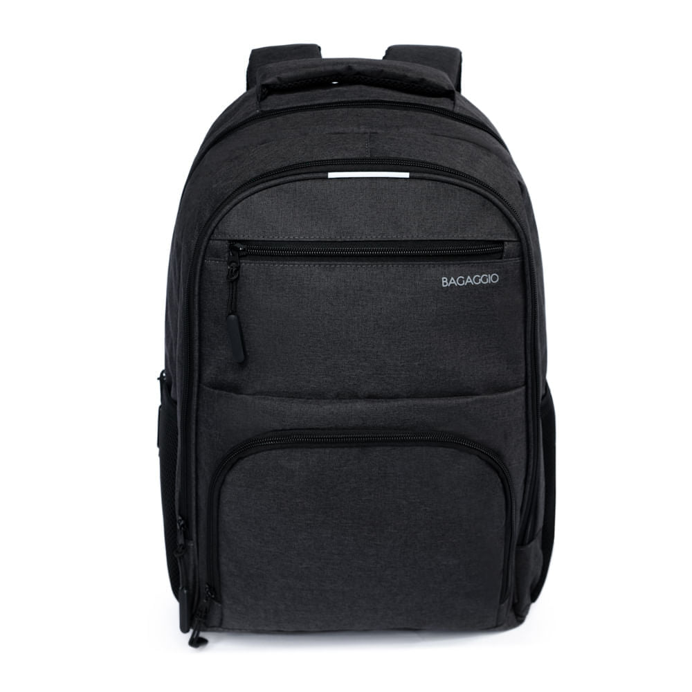 Mochila Masculina Grande Executiva para Notebook México Preta
