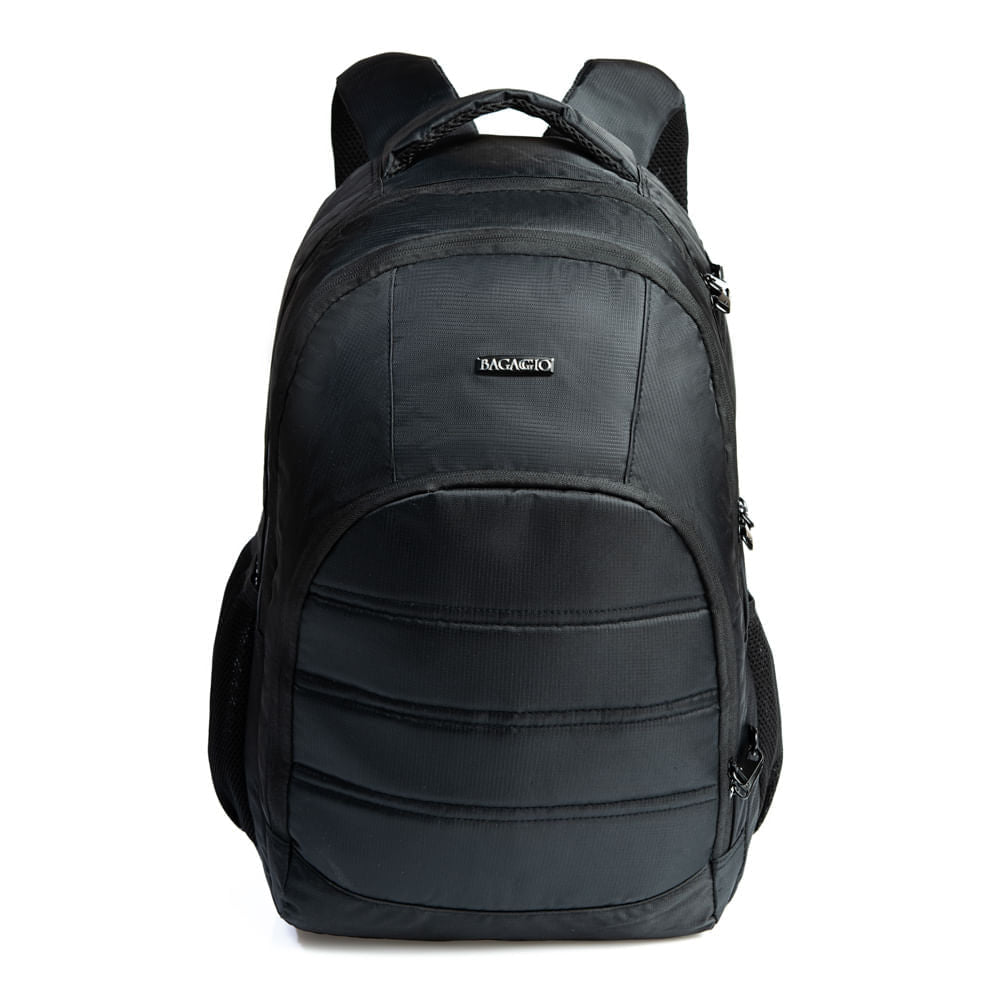 Mochila Masculina Grande Executiva Para Notebook City Safe Preta