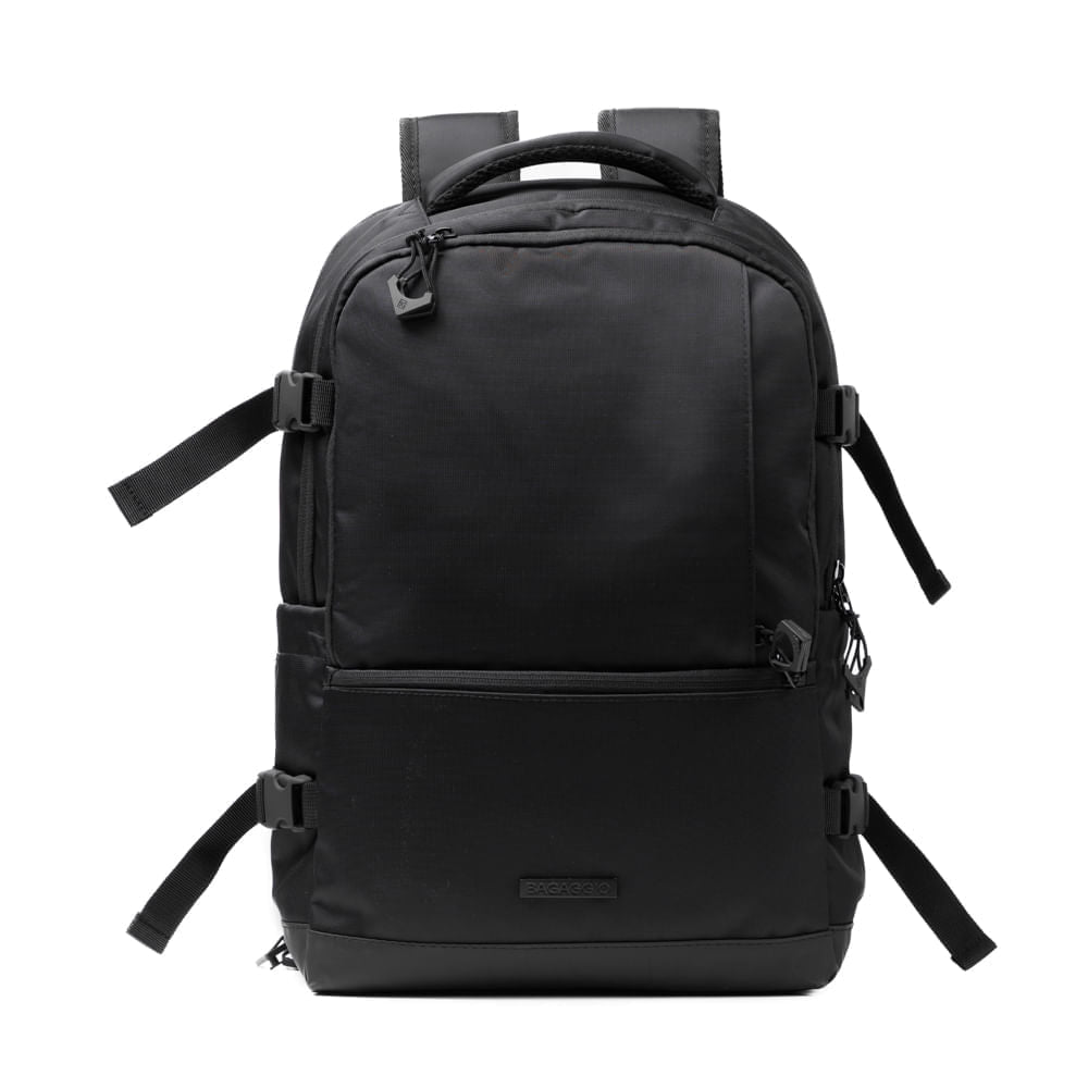 Mochila Masculina Grande Executiva Para Notebook Road Preta