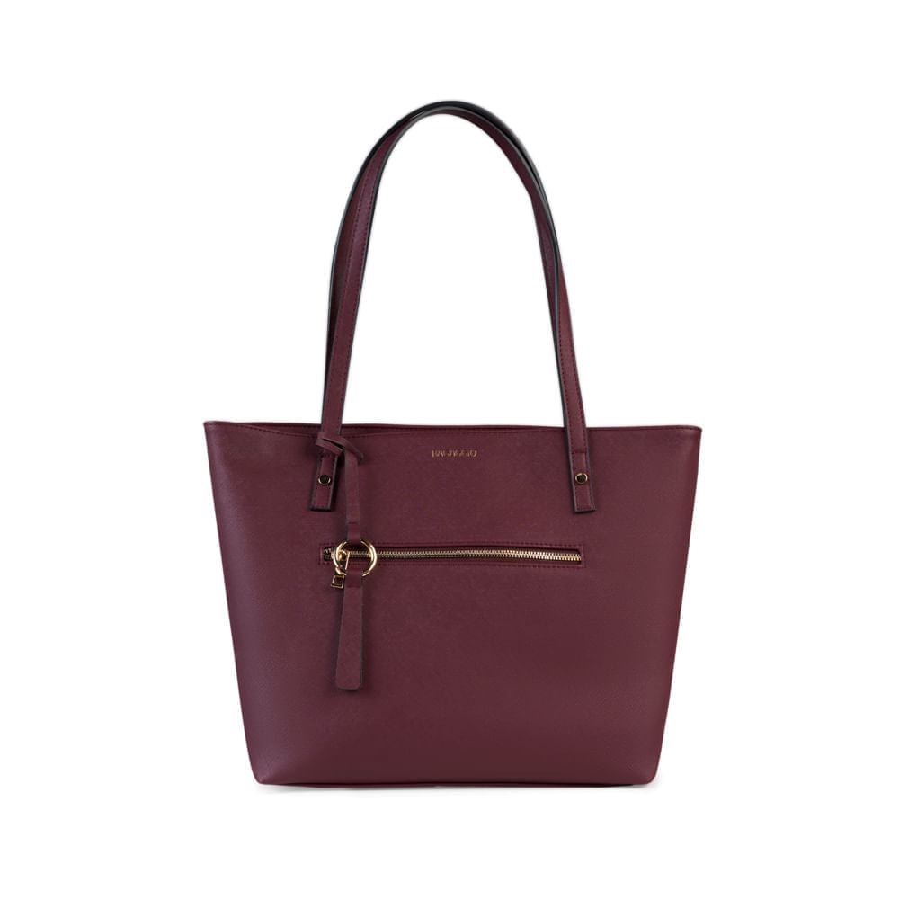 Bolsa Feminina Tote Saffiano Vinho