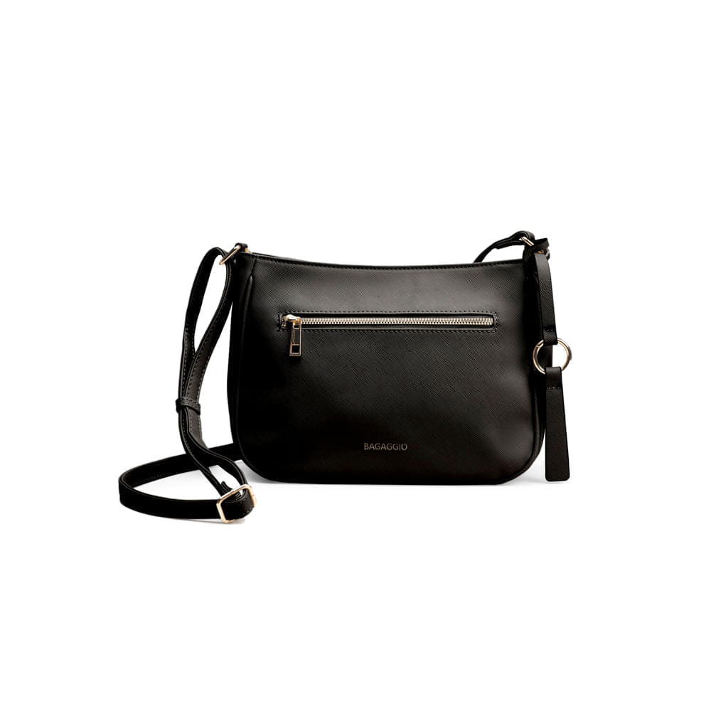 Bolsa Feminina Transversal Saffiano Preta