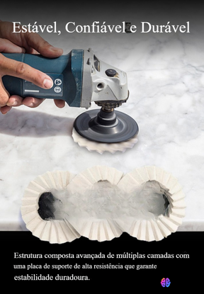 Disco de Polimento de Lã com Aletas (Compre 1 Leve 3) - Trend+