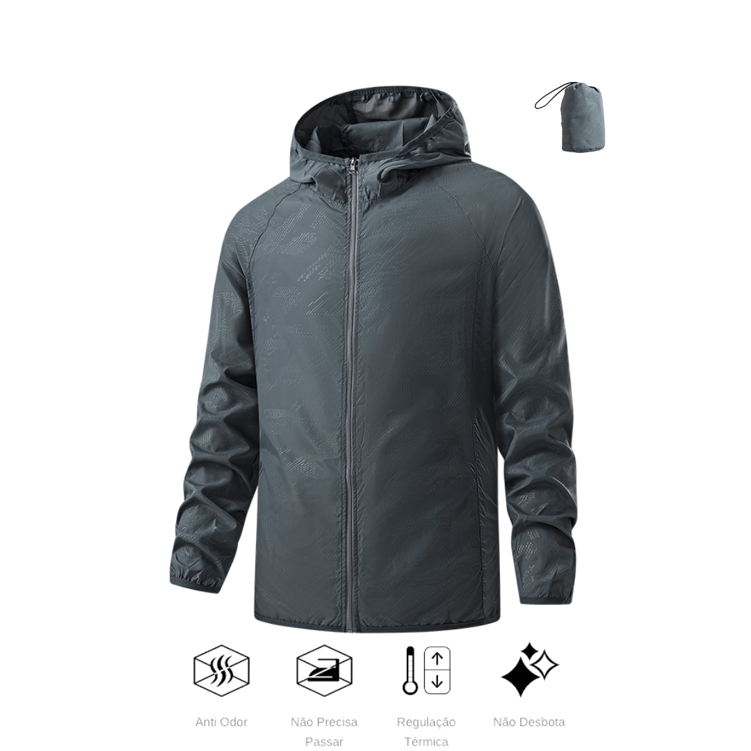 Jaqueta Tecnológica - Protege dos Raios Solares Dobrável Impermeável e Ultra-leve