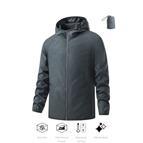 Jaqueta Tecnológica - Protege dos Raios Solares Dobrável Impermeável e Ultra-leve