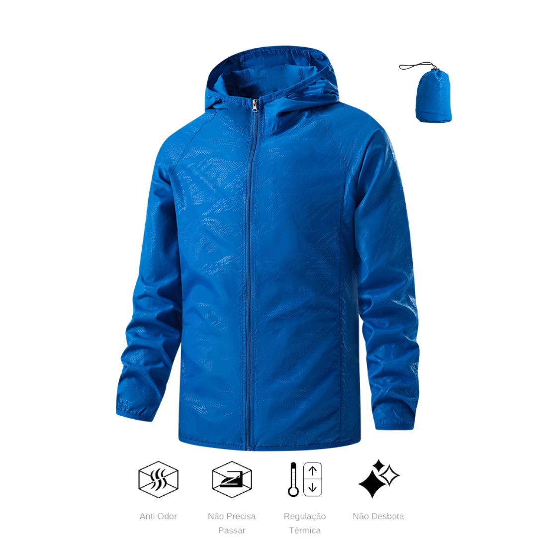 Jaqueta Tecnológica - Protege dos Raios Solares Dobrável Impermeável e Ultra-leve