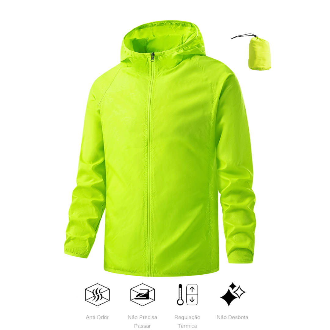 Jaqueta Tecnológica - Protege dos Raios Solares Dobrável Impermeável e Ultra-leve