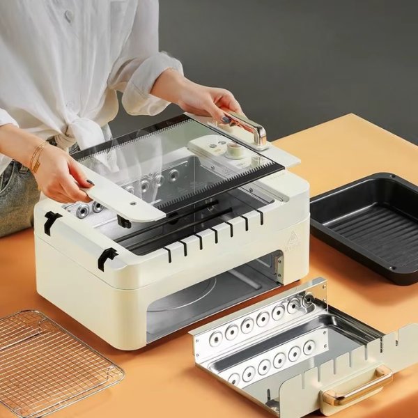 Grill Master Chef™ - Churrasqueira 3 em 1 (BIVOLT)