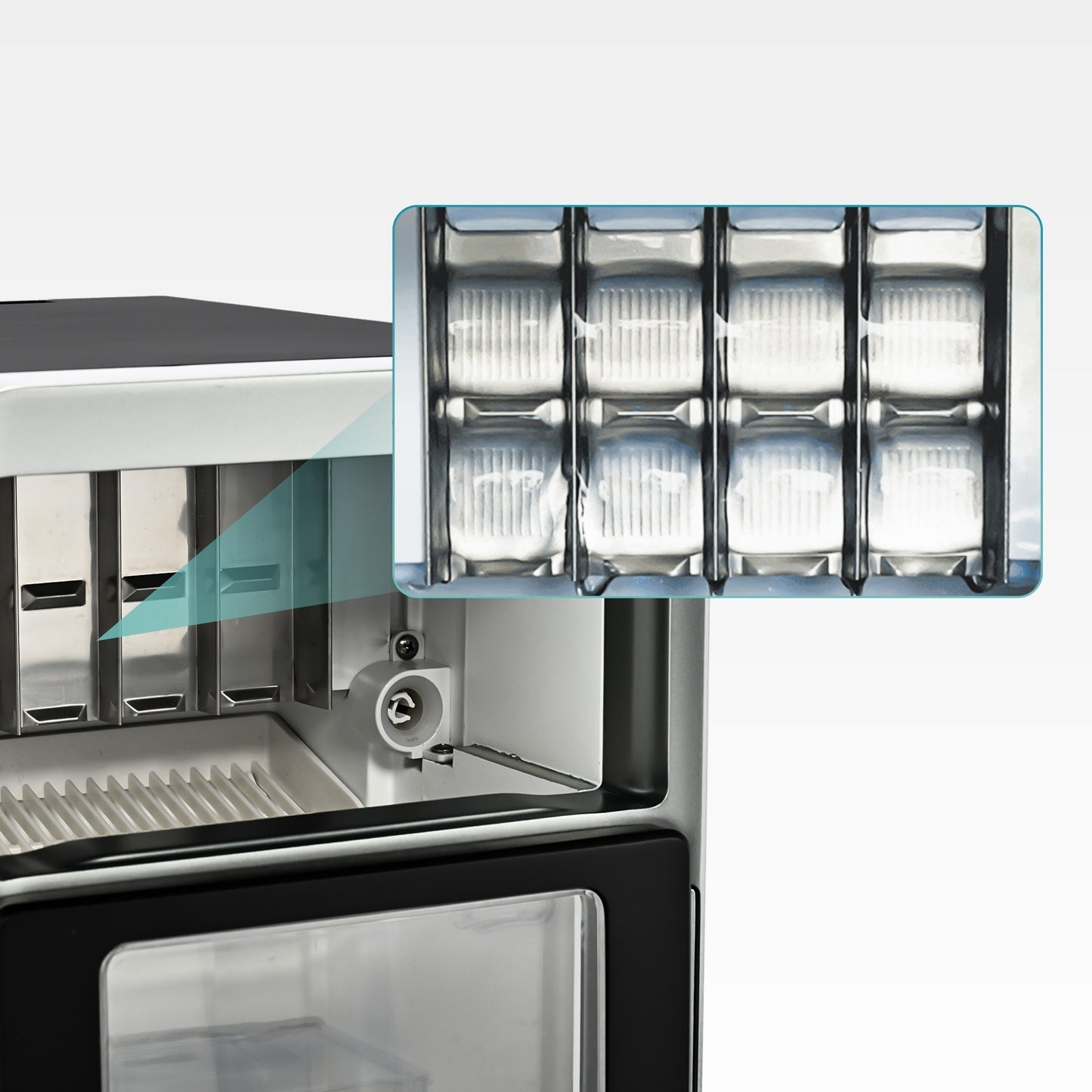 Máquina de Gelo com Design Elegante e Desempenho Premium