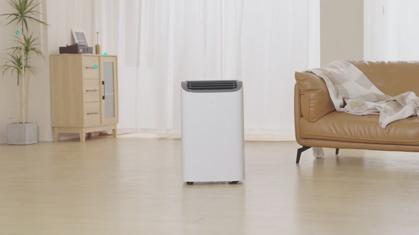 Ar-Condicionado Portátil EUHOMY 14.000 BTU – 3 em 1 com Funções de Resfriamento, Desumidificador e Ventilador