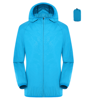 Jaqueta Tecnológica - Protege dos Raios Solares Dobrável Impermeável e Ultra-leve