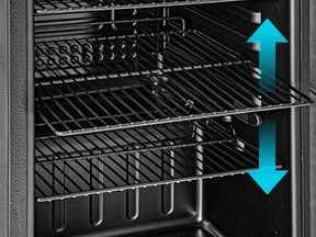 EUHOMY 3.2 Cu.Ft (Pés Cúbicos) Refrigerador de Bebidas e Vinhos Embutido e Independente com Capacidade para 126 Latas