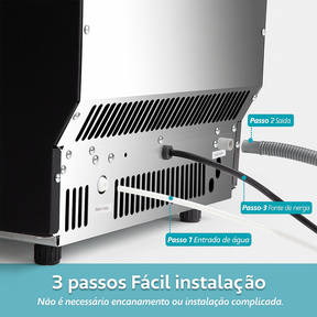 EUHOMY Excelente Recipiente de Armazenamento Embutido Melhor Máquina de Gelo Comercial