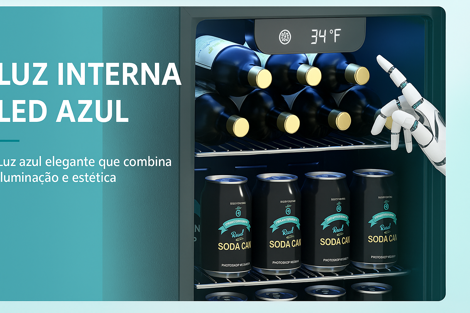 Refrigerador de Bebidas  para 55 Latas