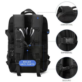 Mochila Executiva Viagem Grande Notebook Masculina Feminina