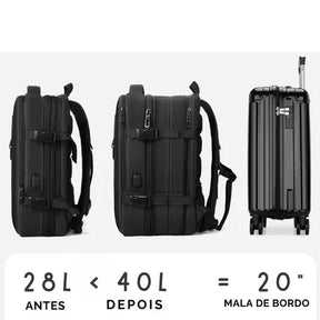 Mochila Executiva Viagem Grande Notebook Masculina Feminina