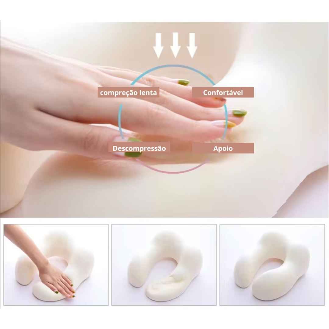 ComfortU - Travesseiro de Pescoço Com Tecnologia de Espuda da Nasa