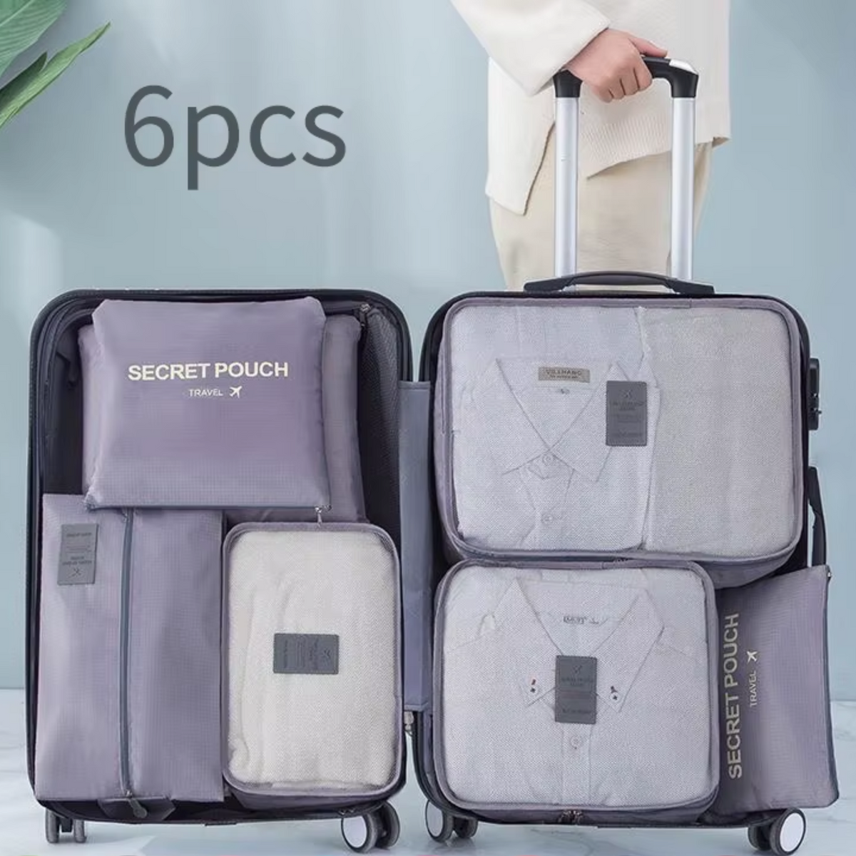 Kit Organizador De Mala TravelPack 6 Peças