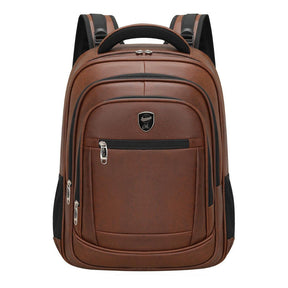 Mochila Chl Couro Com Cadeado 45l  Impermeável 7 Bolsos Com Bolso Secreto De Costa e Trava Cintura