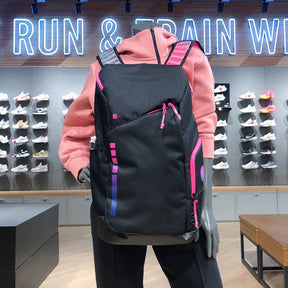 Mochila de ombro duplo, basquete, computador de lazer, almofada de ar para , mochila escolar de grande capacidade