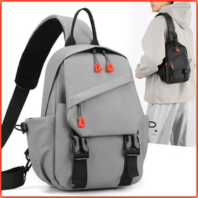 Mochila Transversal Grande Street Wear Bolsa Tiracolo de Ombro