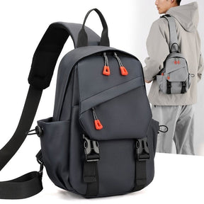 Mochila Transversal Grande Street Wear Bolsa Tiracolo de Ombro
