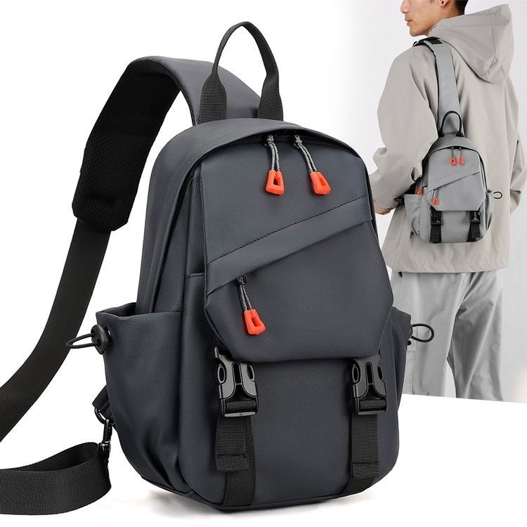 Mochila Transversal Grande Street Wear Bolsa Tiracolo de Ombro